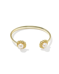 Kendra Scott Gabriella Pearl Cuff Bracelet, Vintage Gold