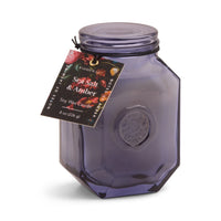 Botanica sea salt and amber candle in tinted glass