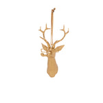 E + E Ornaments, twelfth view, the gold buck with antlers and spectacles
