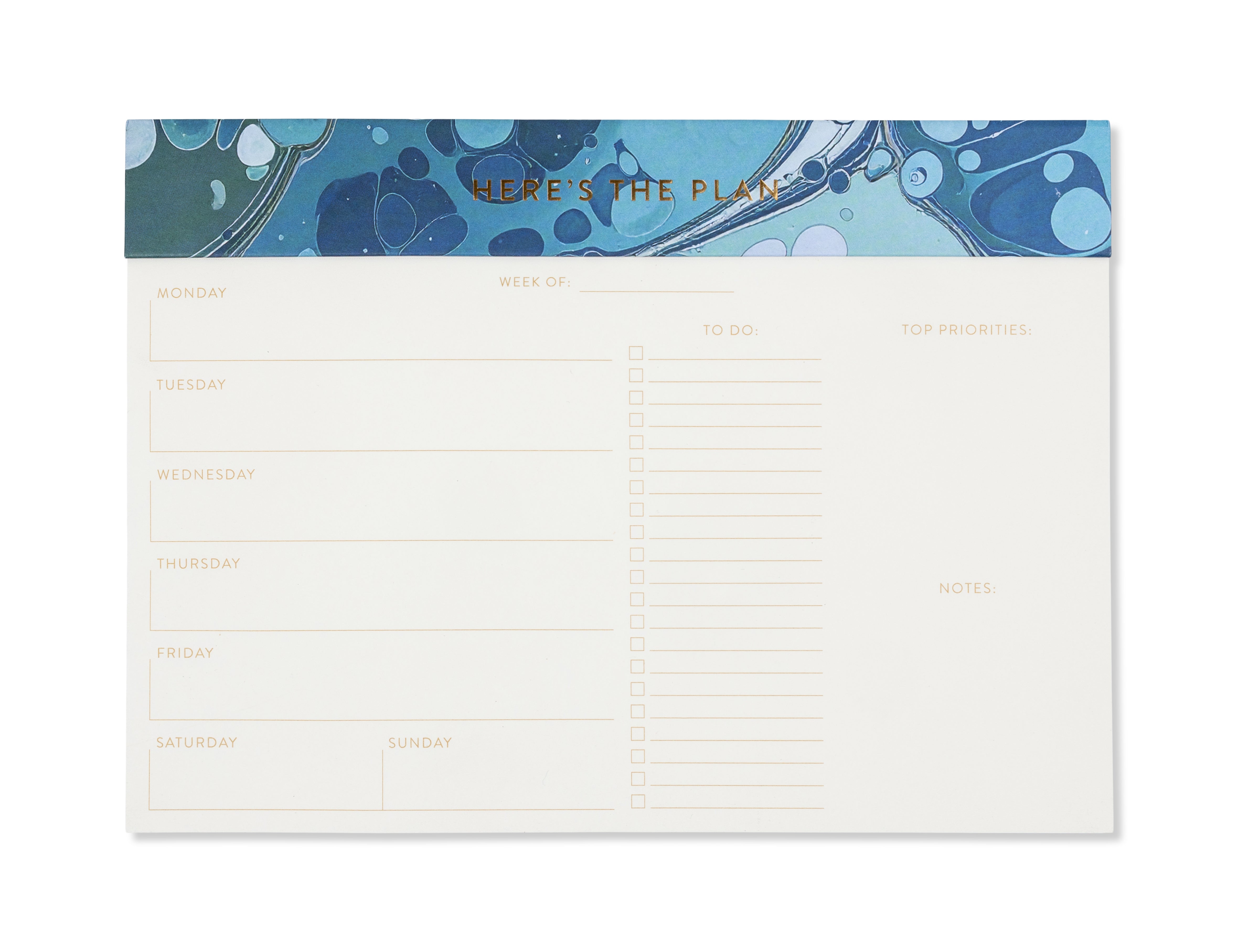 Weekly Planner Notepad