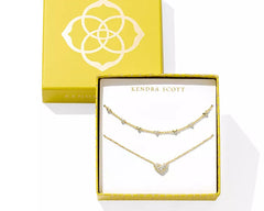 Ari & Haven Heart Necklace Gift Set