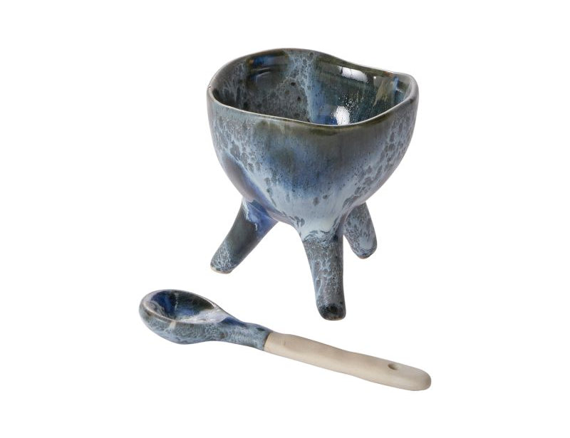 Azul Footed Bowl