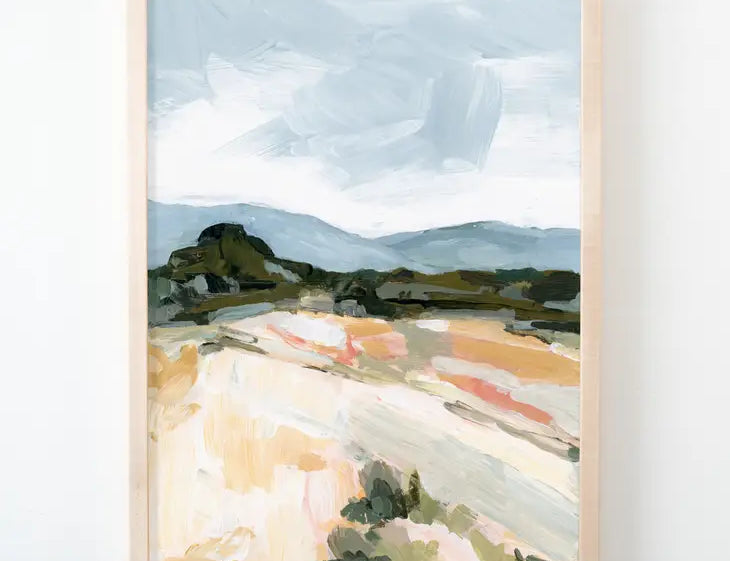 Blue Desert Fine Art Print