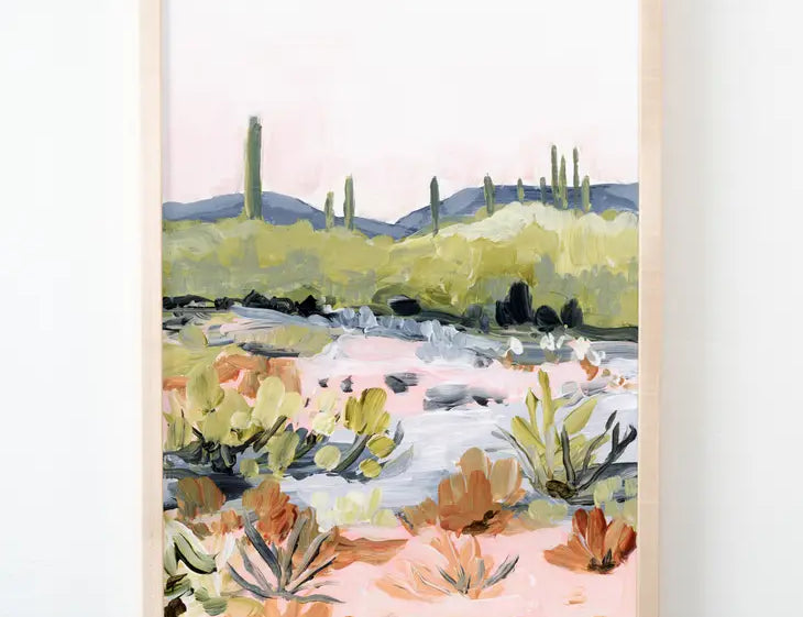 Bright Desert Art Print