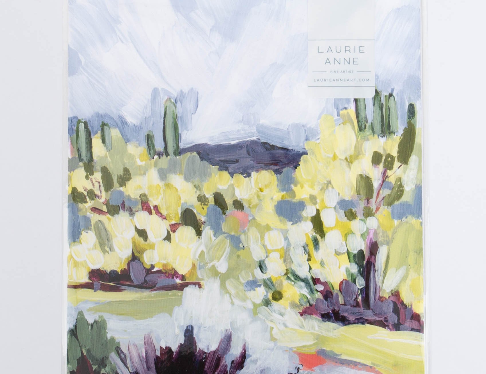 Brush Desert Fine Art Print