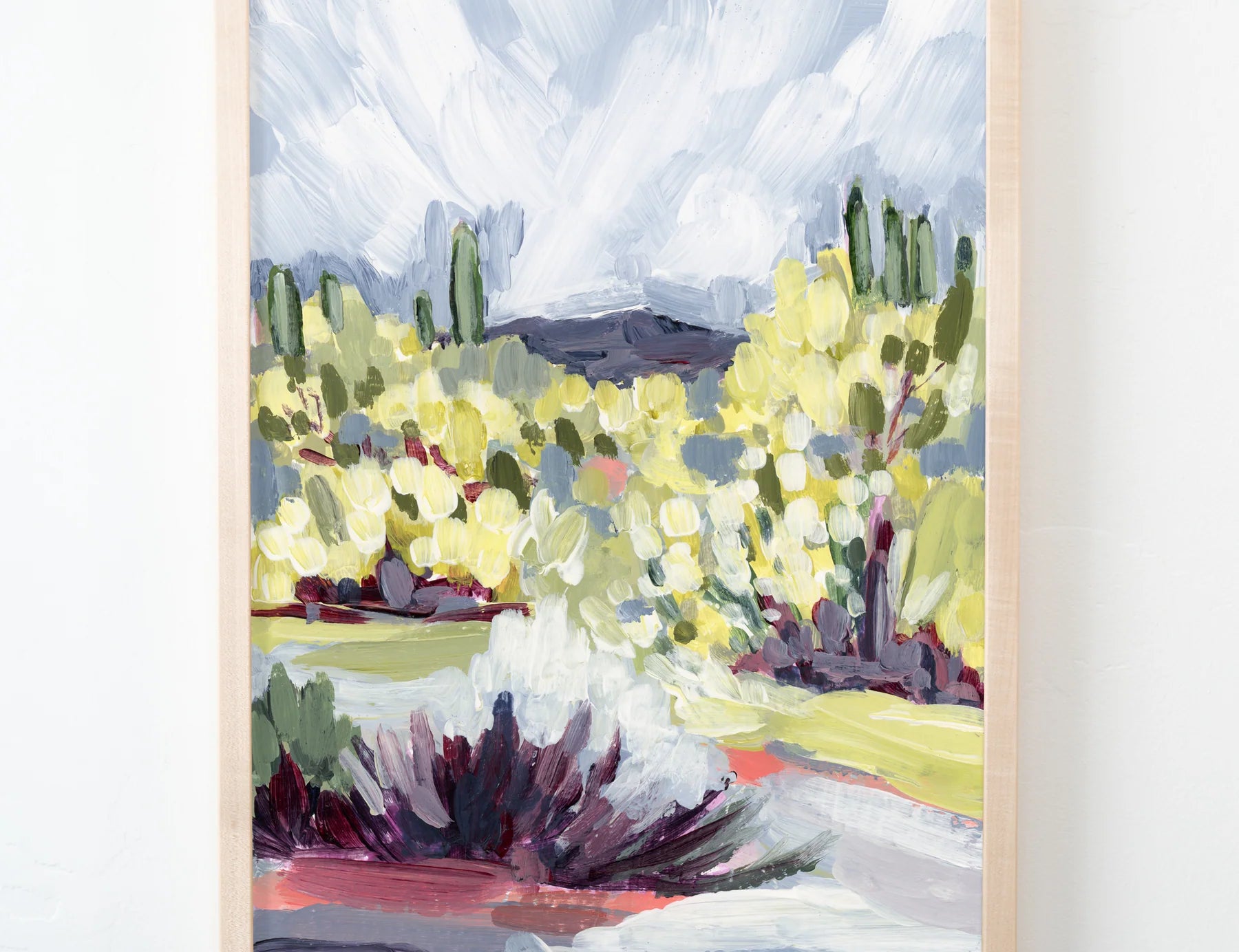 Brush Desert Fine Art Print