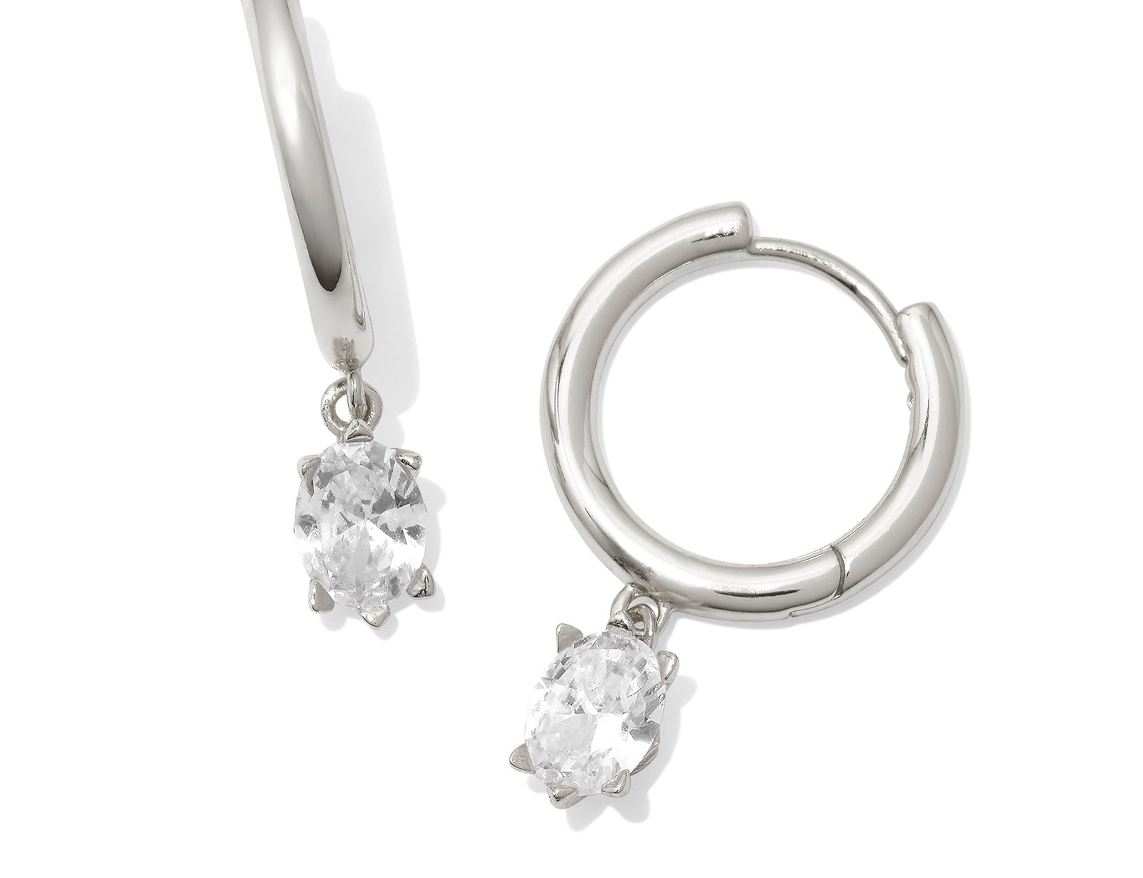 Cailin Single Stone Huggie