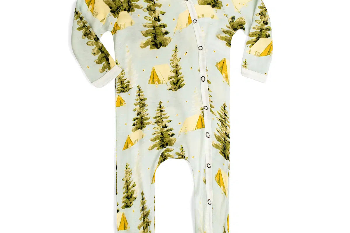 Camping Footed Romper