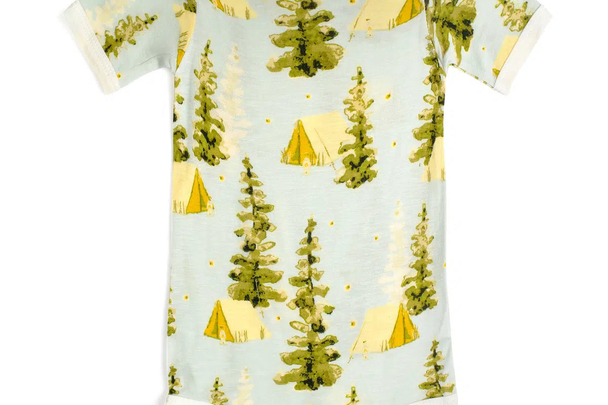 Camping Short Sleeve One Piece