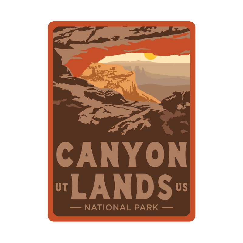 Canyonlands National Park mesa pin