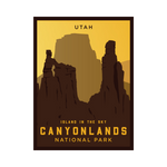 Canyonlands National Park poster pin
