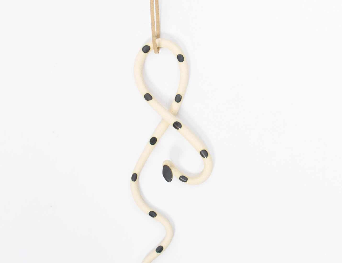 Ceramic Wall Snake Ornament