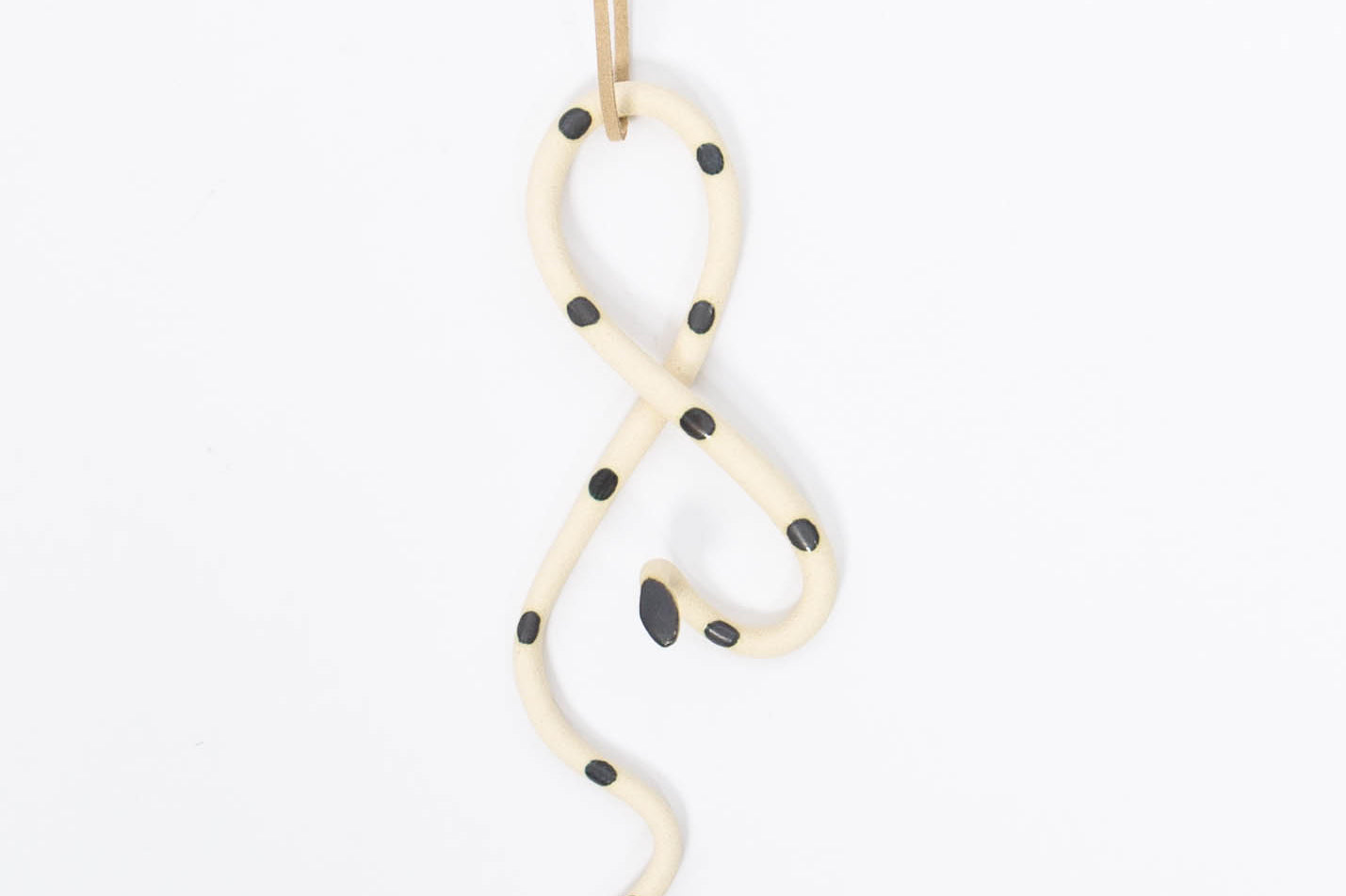 Ceramic Wall Snake Ornament