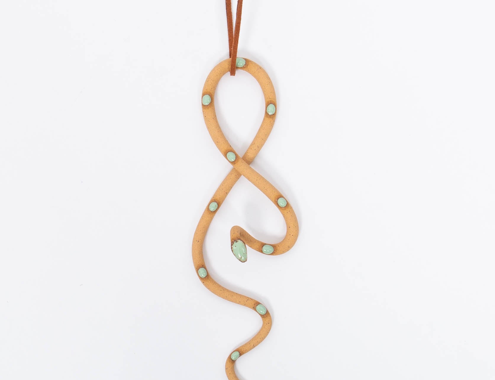 Ceramic Wall Snake Ornament