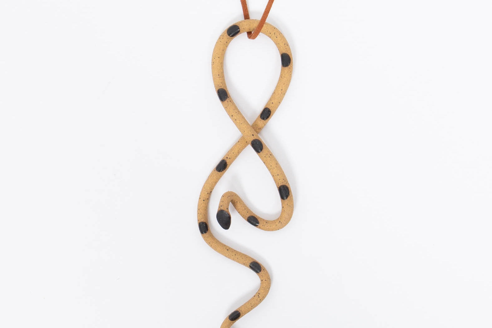 Ceramic Wall Snake Ornament