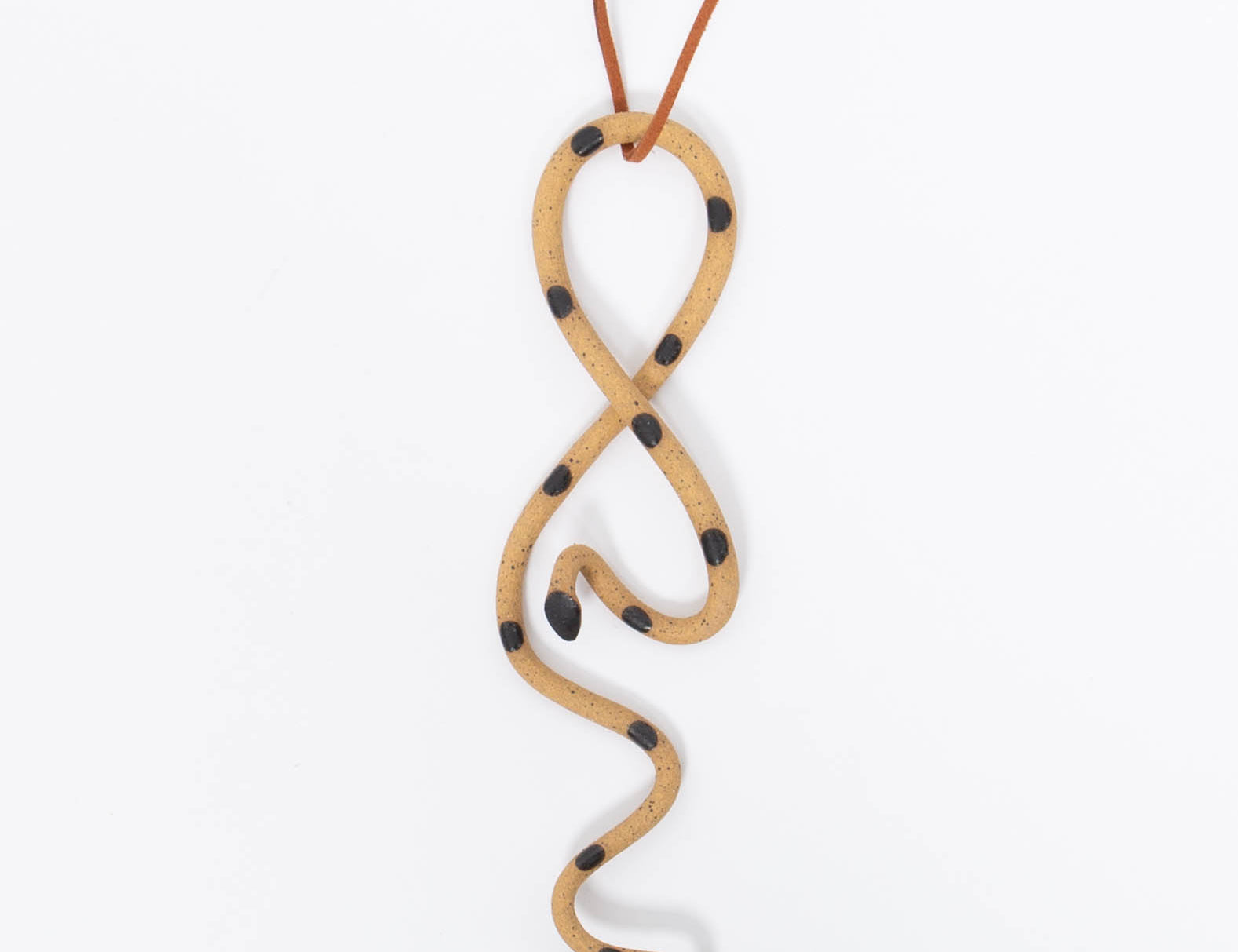 Ceramic Wall Snake Ornament