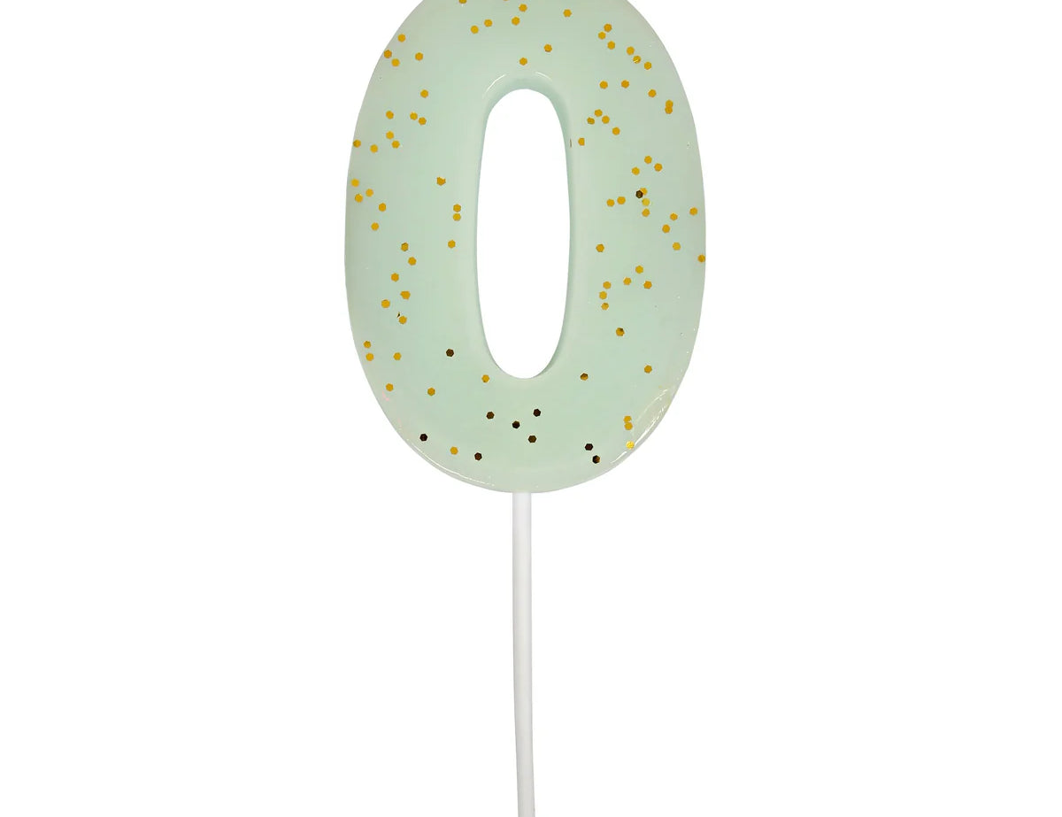 Colored Number Candles