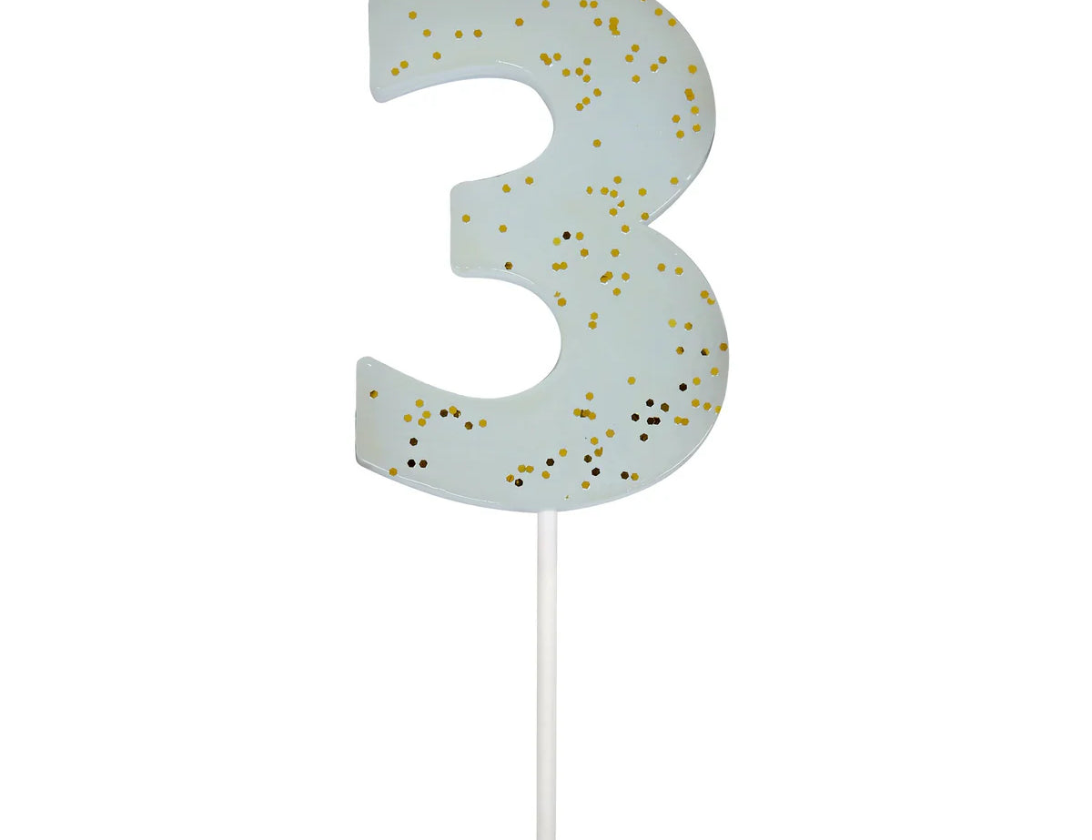 Colored Number Candles