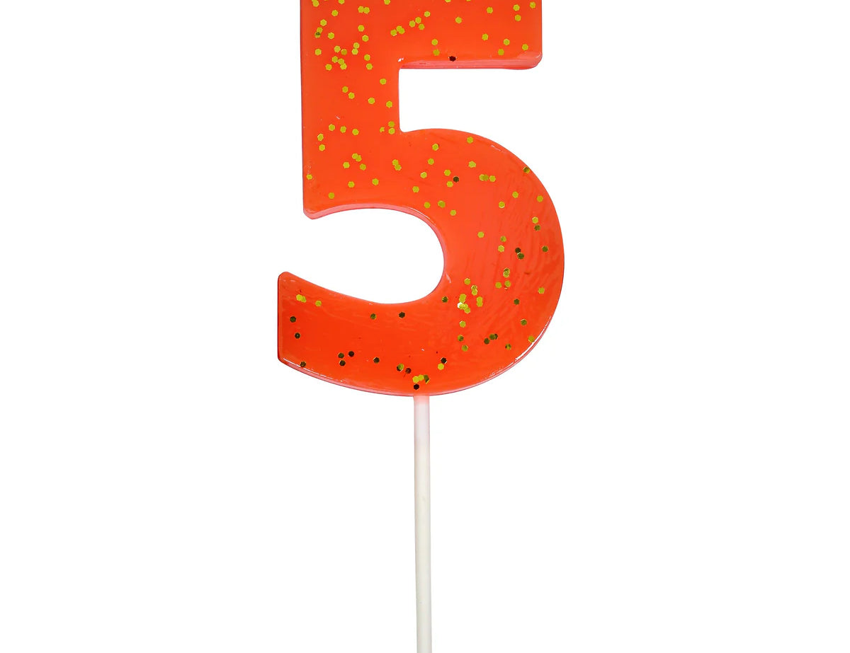 Colored Number Candles