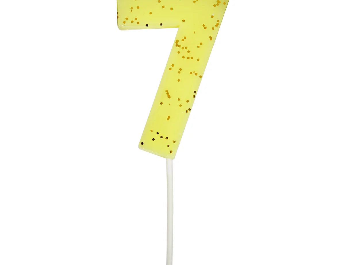 Colored Number Candles