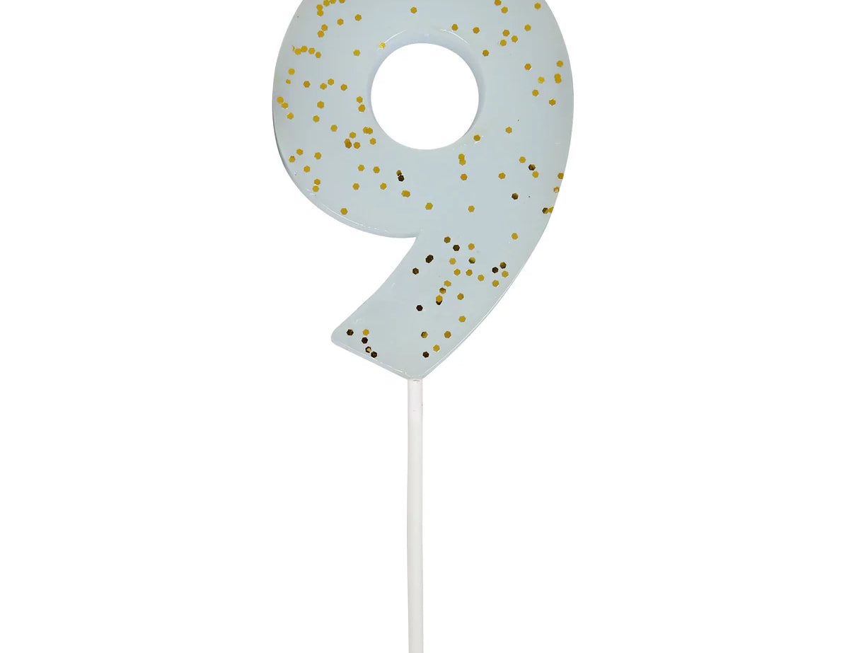 Colored Number Candles