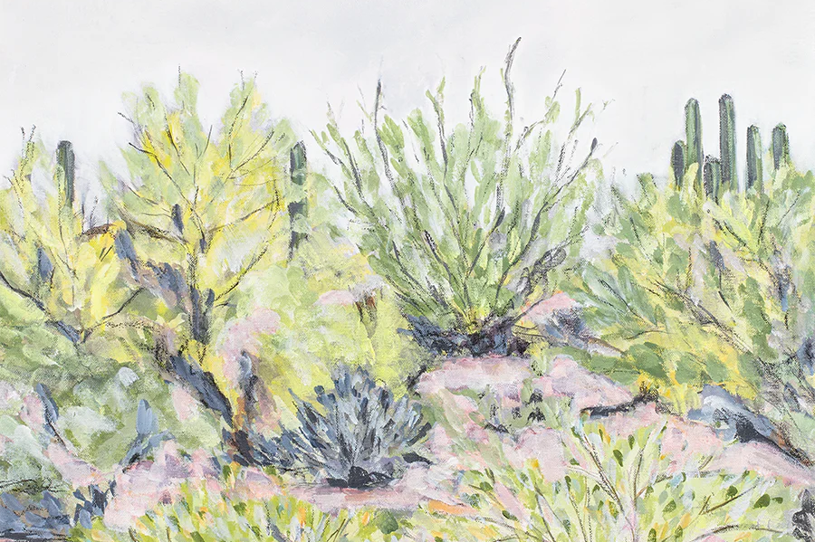 Desert Plants Art Print