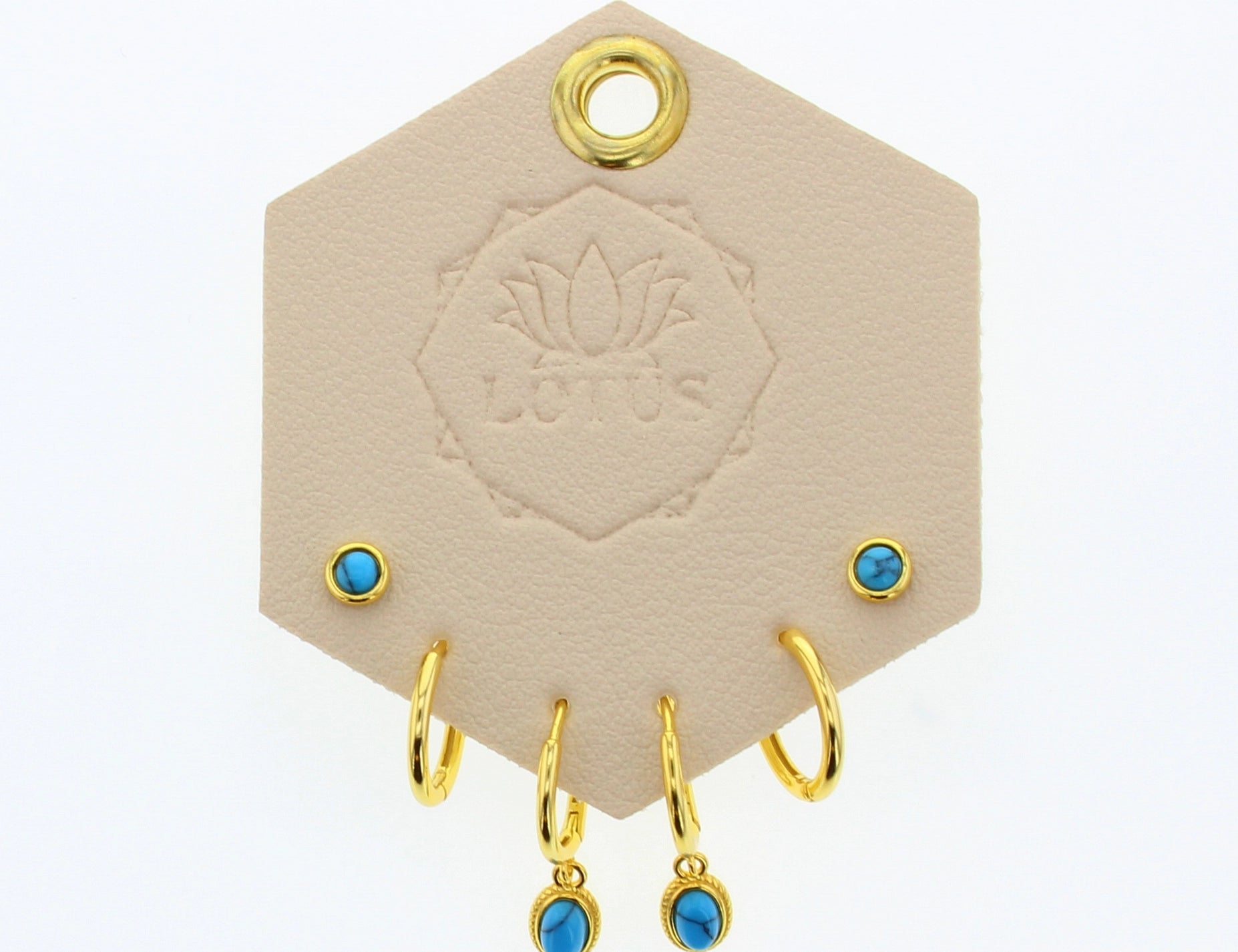Gold Trio Earrings