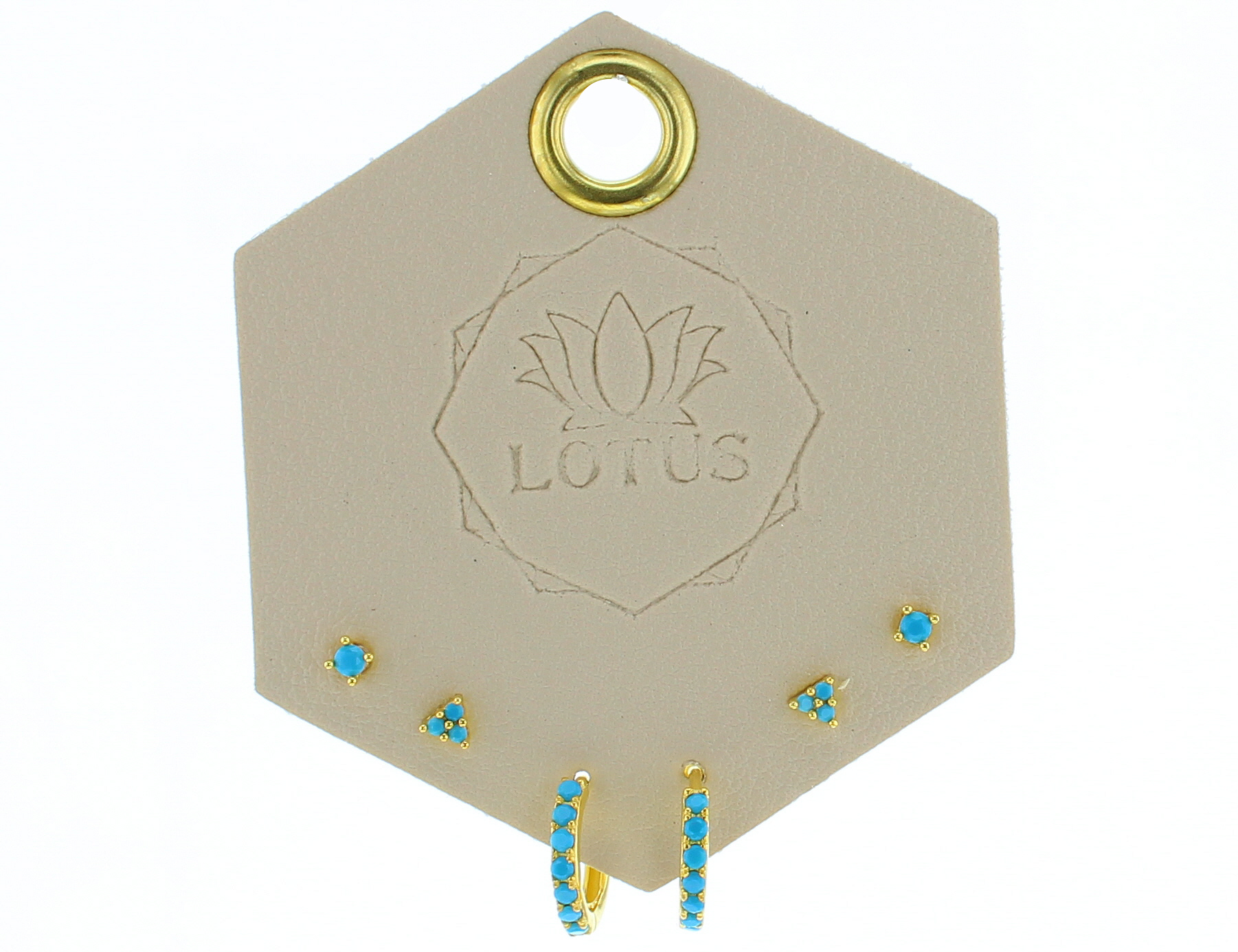 Gold Trio Earrings