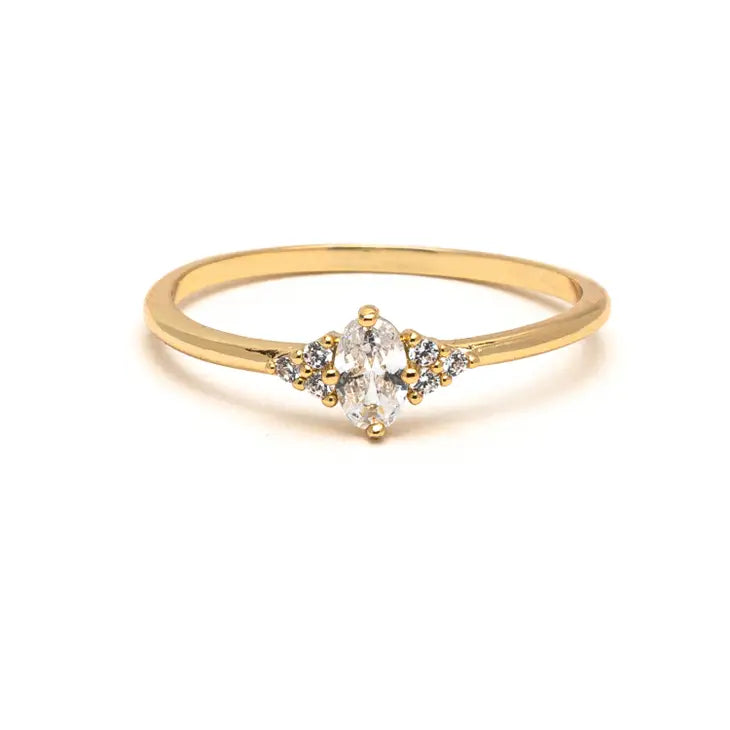 Gold + Sparkle Ring