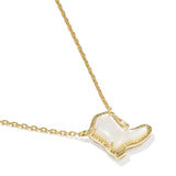 Kendra Scott Drill Team Boot Short Pendant Necklace, Gold, Fourth View