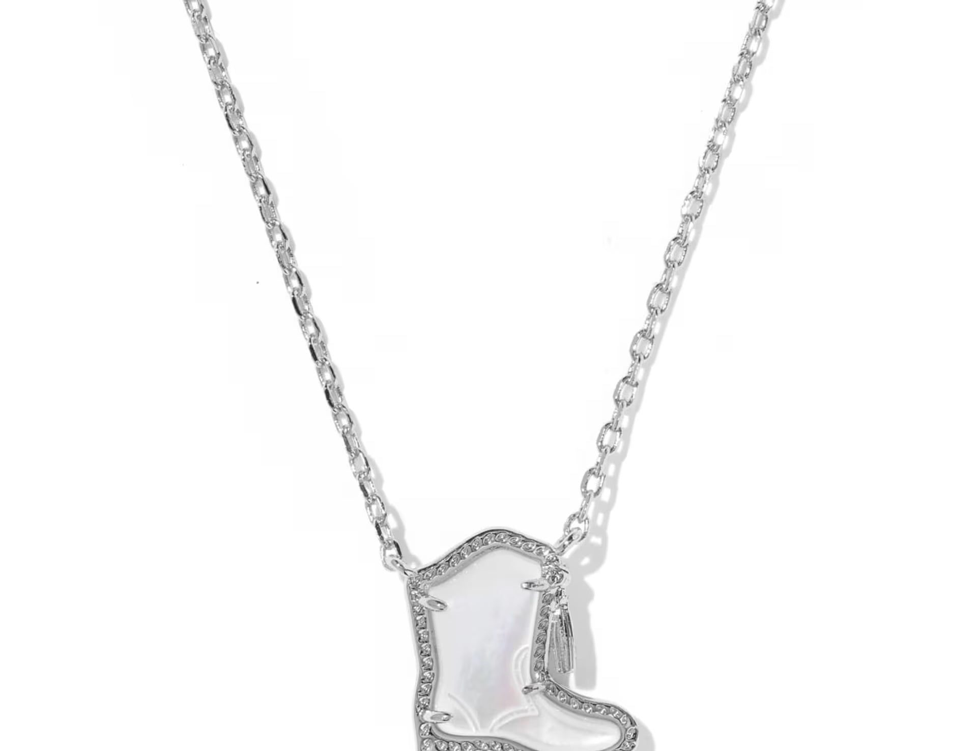 Drill Team Boot Short Pendant Necklace
