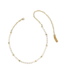 Kendra Scott Gabriella Pearl Strand Necklace, Vintage Gold