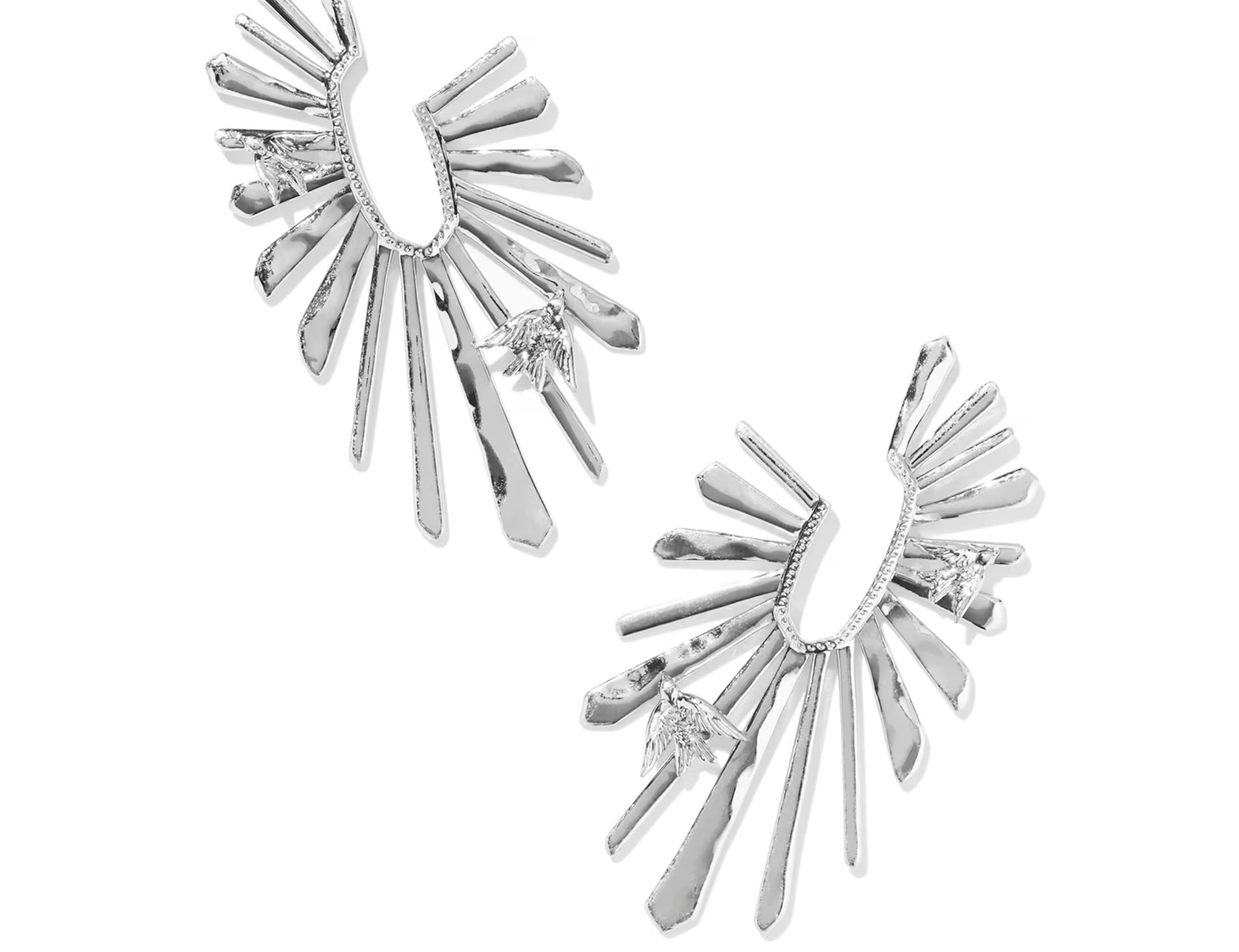 Melody Bird Hoop Earrings