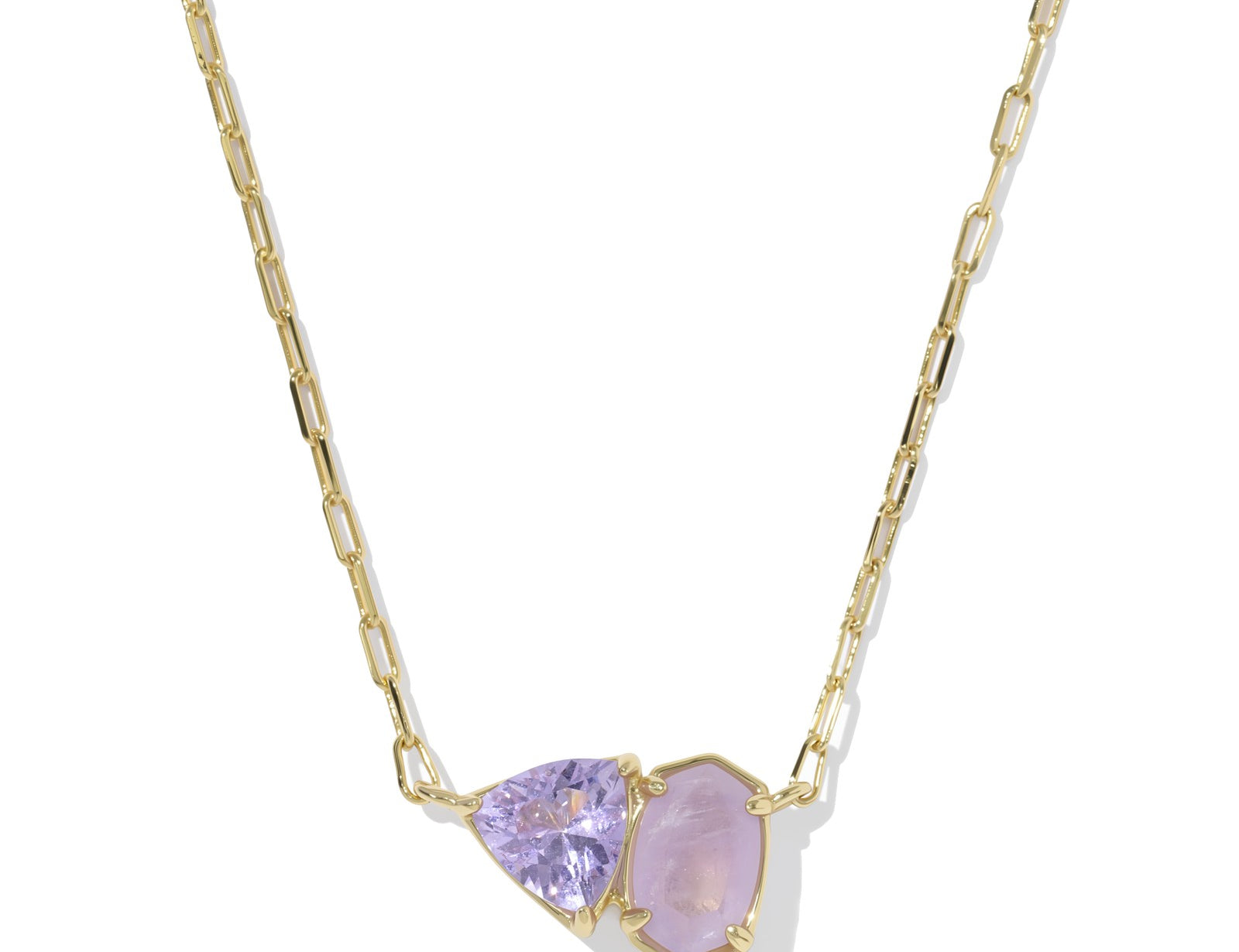 Tatum Short Gold Pendant Necklace