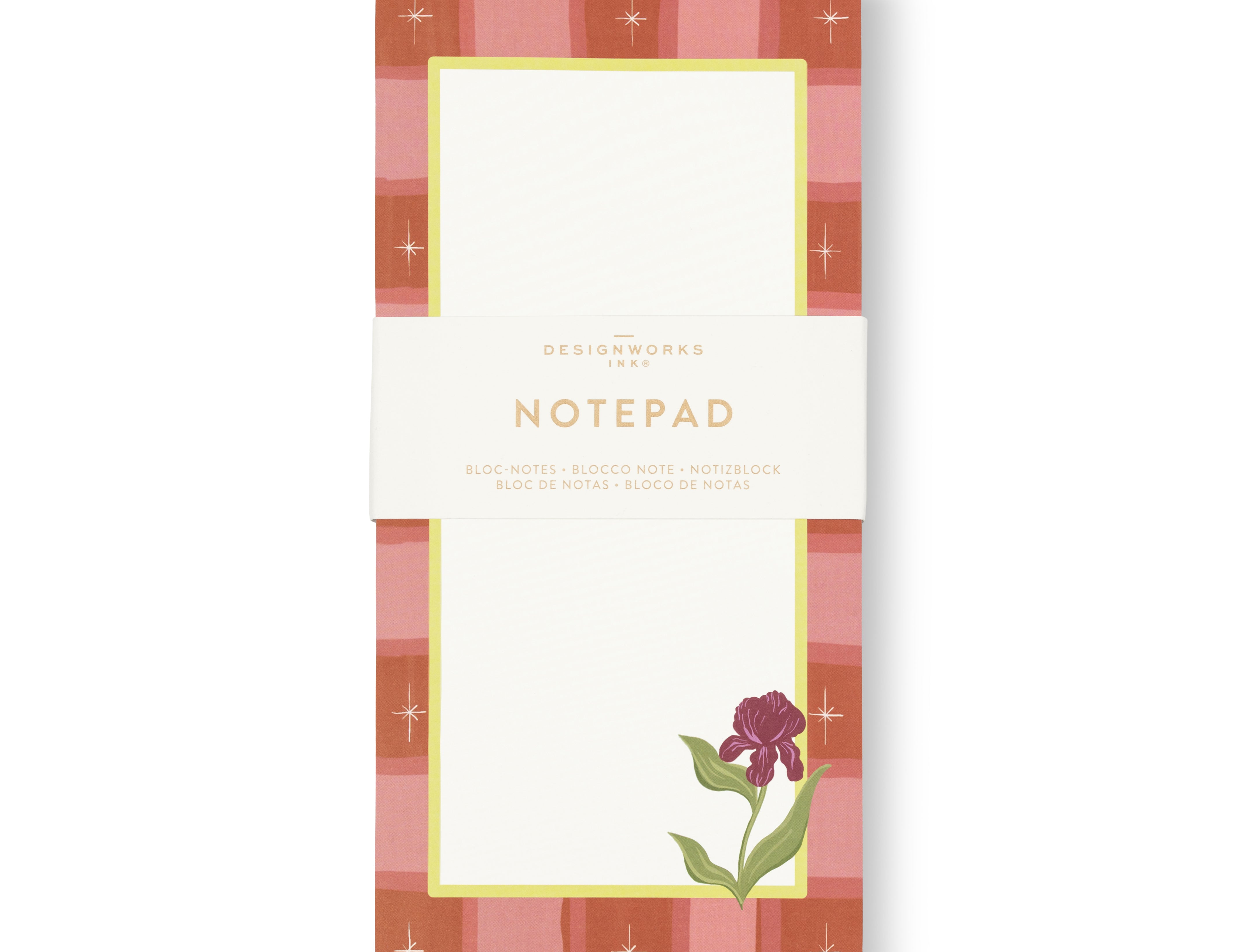 Framed Floral List Pad