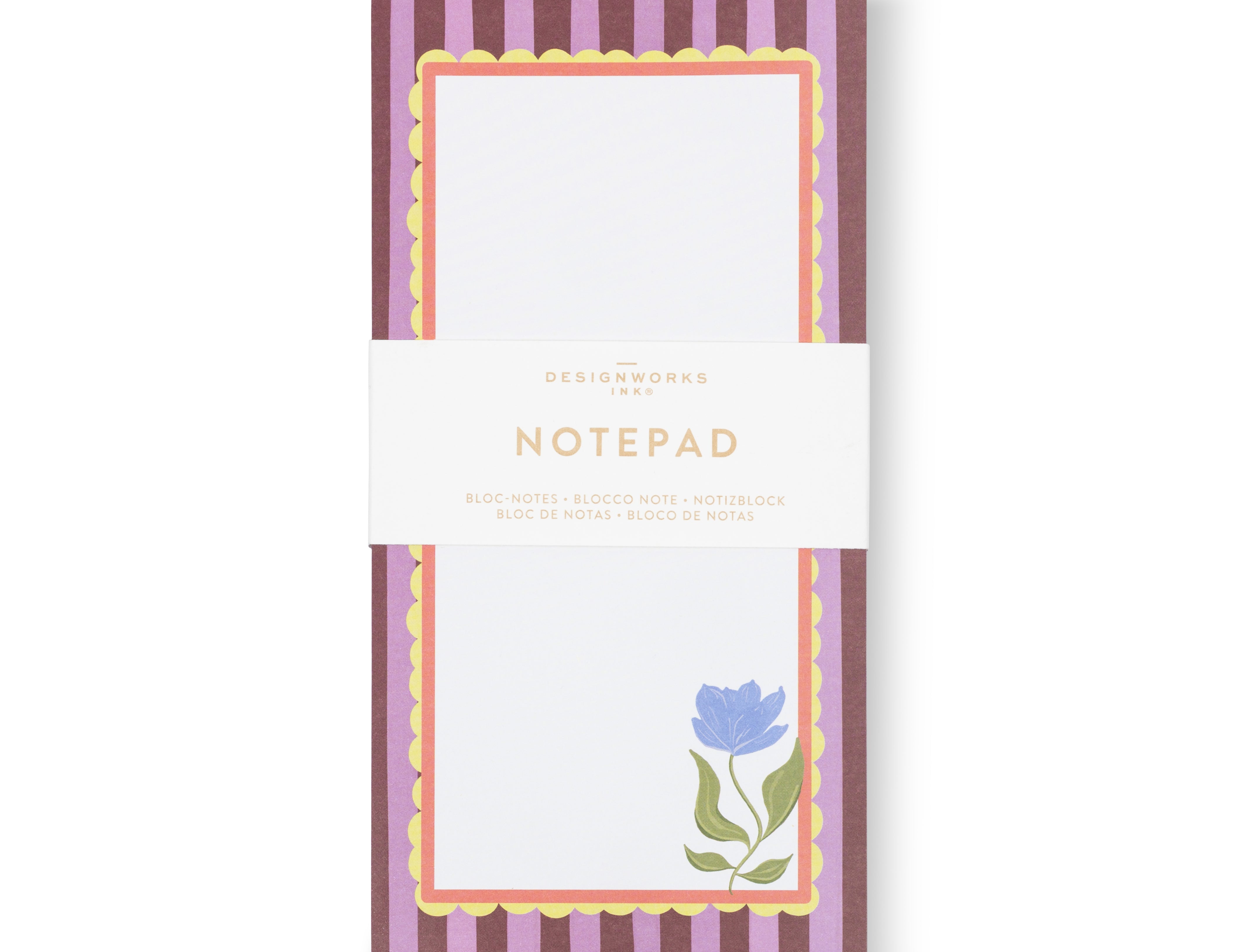 Framed Floral List Pad