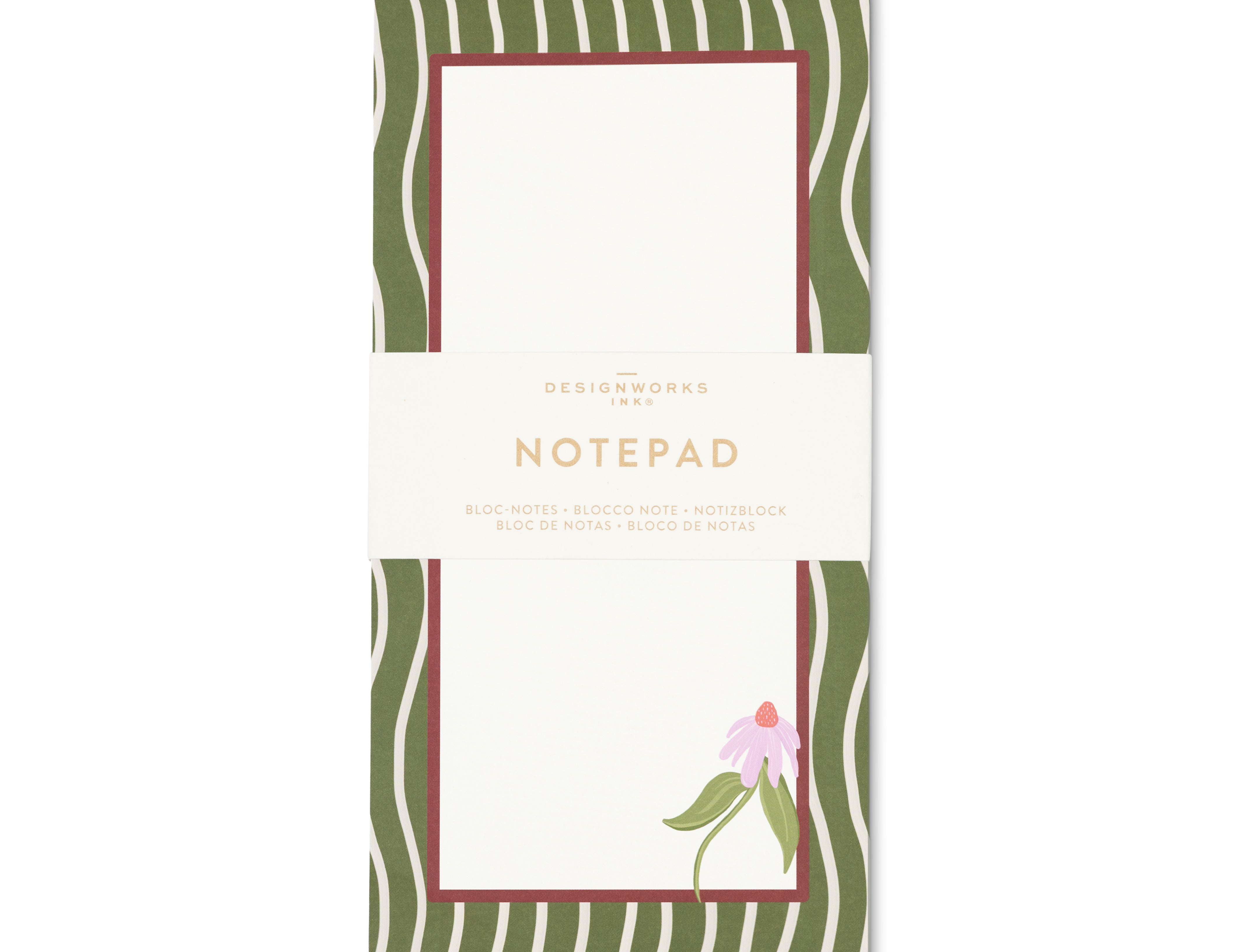 Framed Floral List Pad