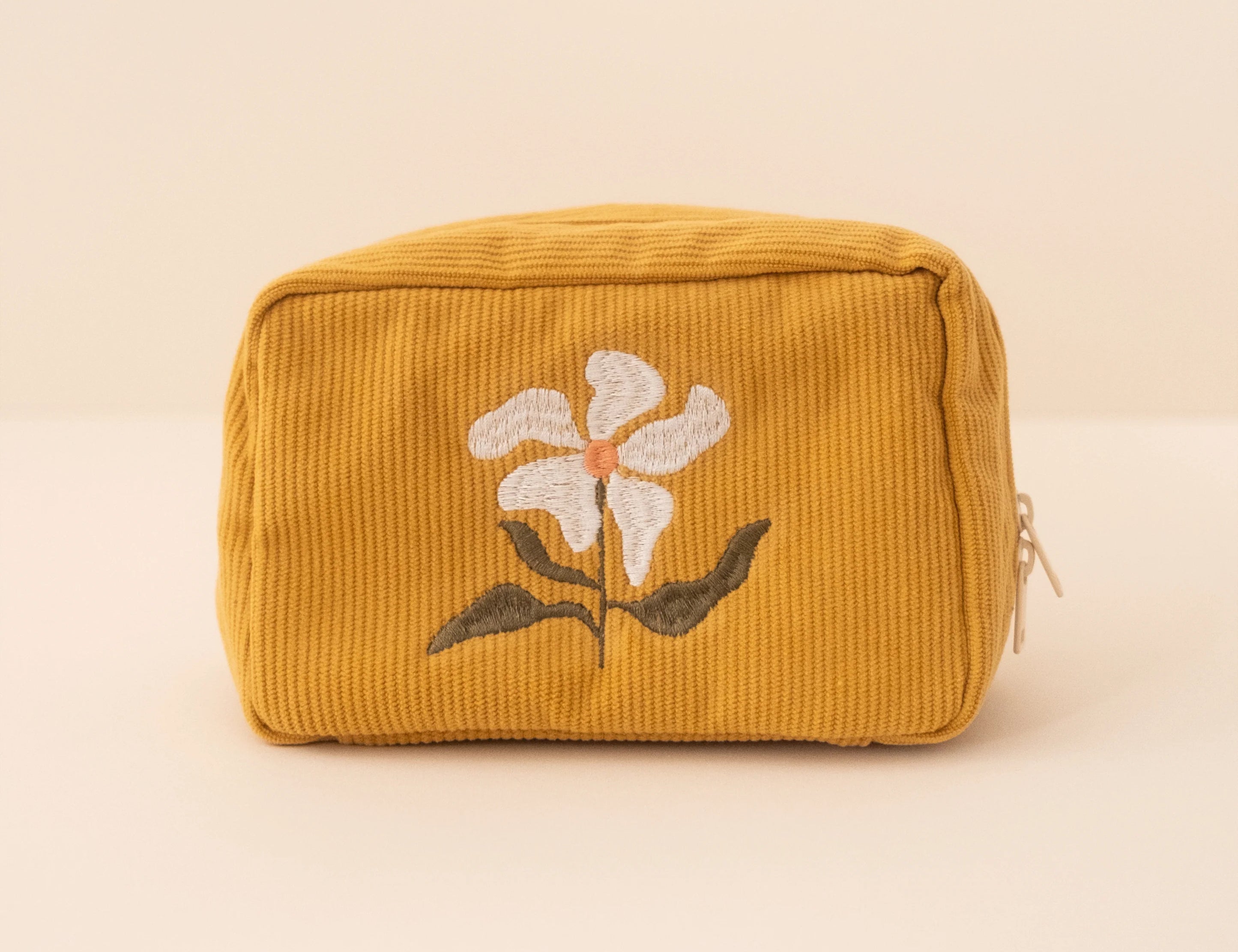 Corduroy Makeup Bag