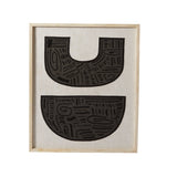 Merritt Wall Art, the two Merritt styles hanging together on a wall.