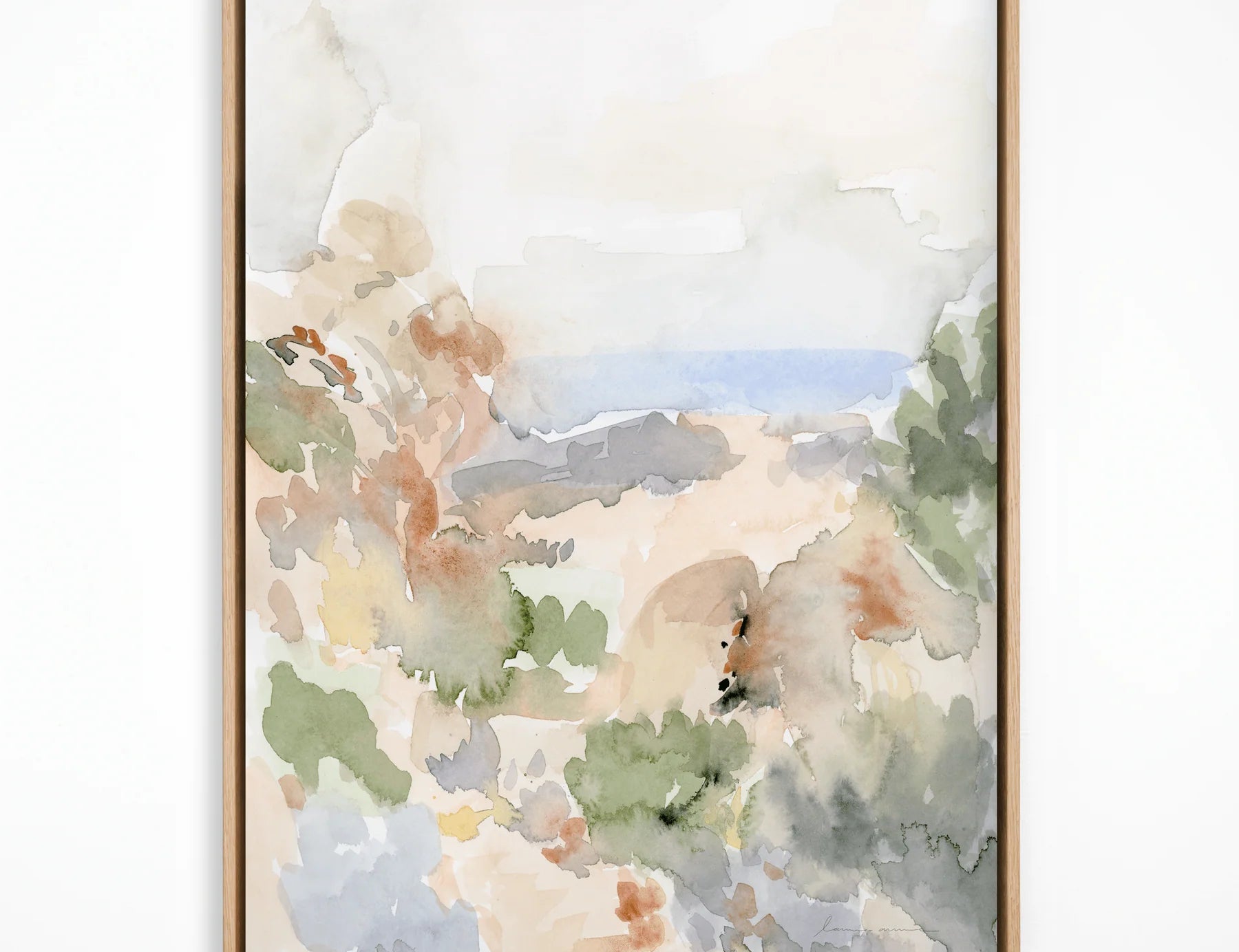 Pastel Wash Fine Art Canvas Print