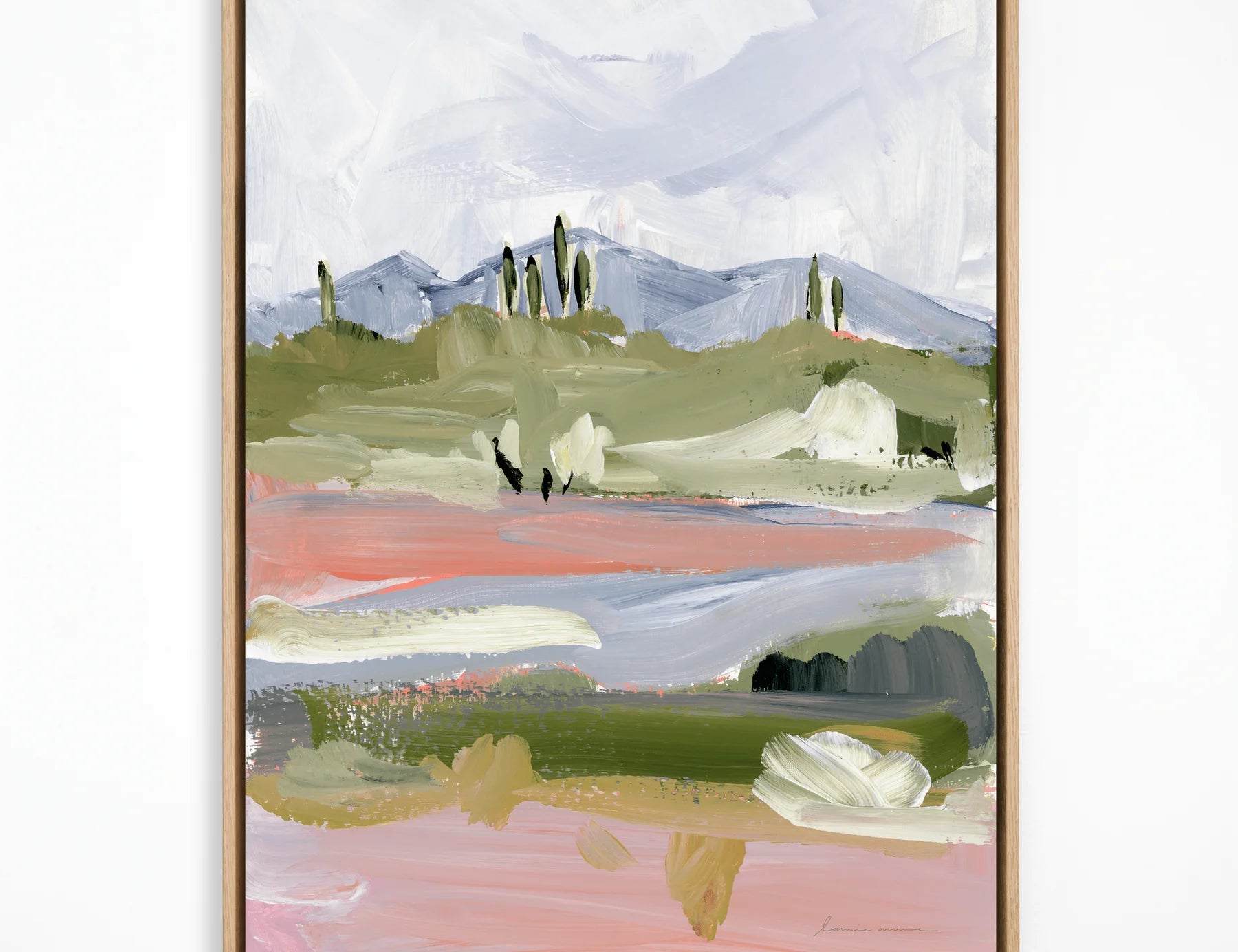 Periwinkle Desert Fine Art Print