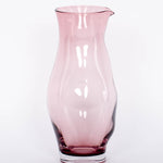 Minimal purple hued and mouth blown Onda Pitcher by Accent Decor.