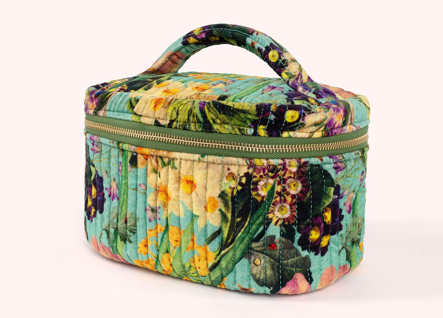 Quilted Velvet Vanity Case – Desert Sol