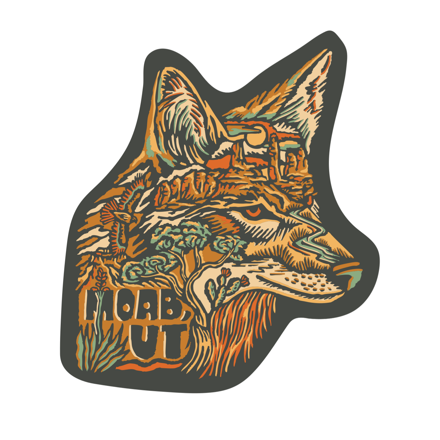 Ray Wolf Moab pin