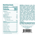Nutrition label for Square Rainbow Sprinkles Crispy Cake by Lolli & Pops.