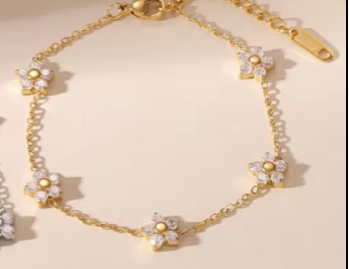 Wildflower Daisy Chain Bracelet
