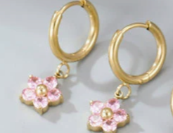 Petal Hoop Earring