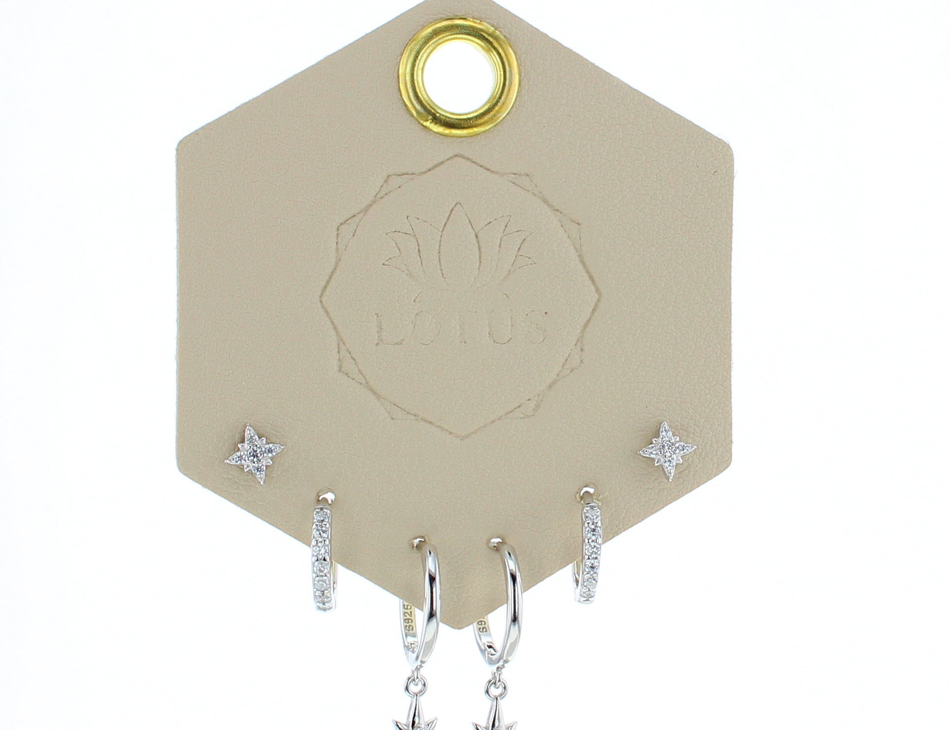 Silver Trio Earrings