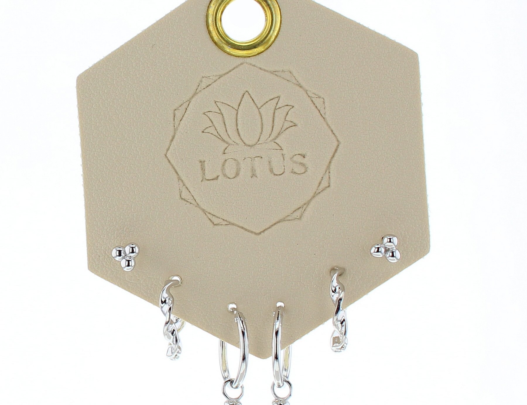 Silver Trio Earrings
