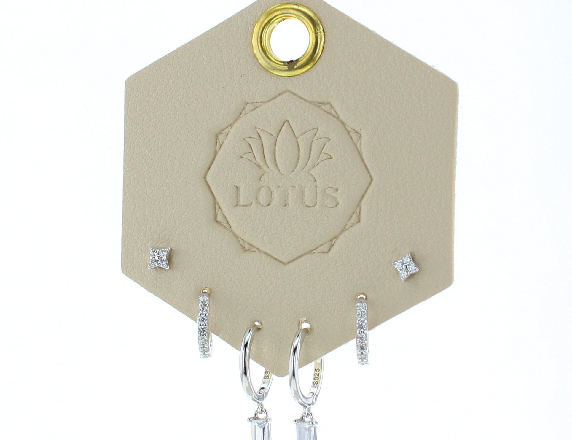 Silver Trio Earrings